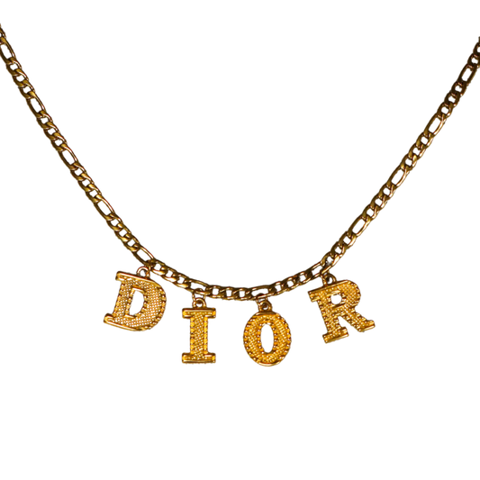 “DIOR” Charm Necklace