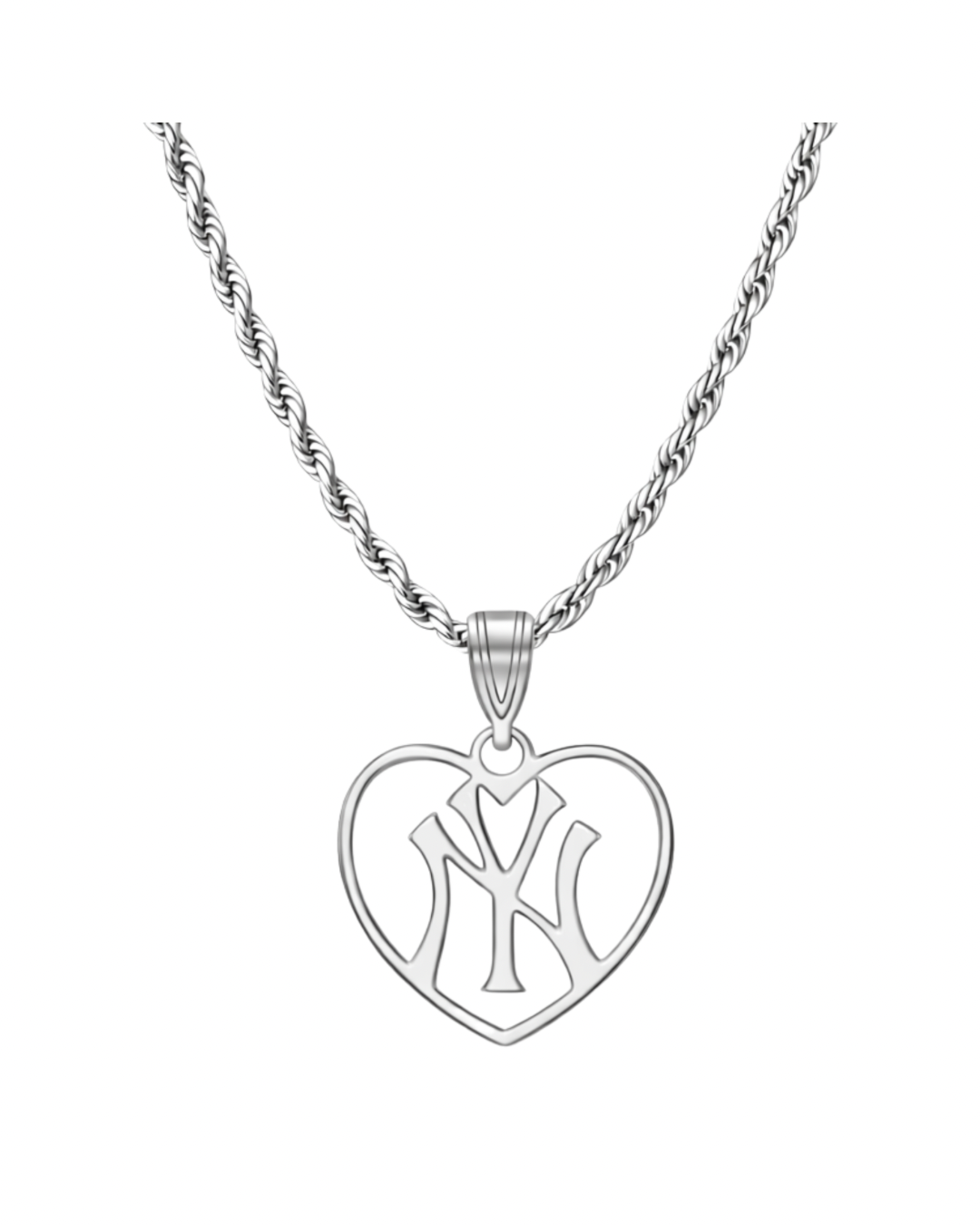 Yankee Love Necklace - Silver