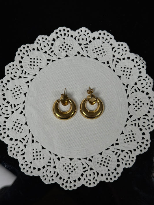 SS03 Gold Drop Earrings *WATERPROOF & TARNISH-PROOF*