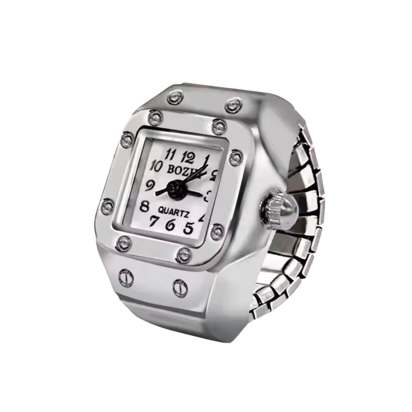 レトロウォッチリング - ゴールド/シルバー