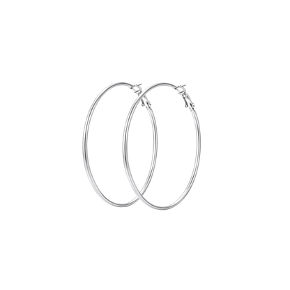 Essential Baddie Hoops - Silver