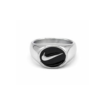 “Just did It” Signet Ring - Silver