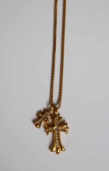 Twin Cross Pendant