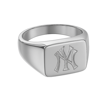 Yankee Brick Ring - Silver