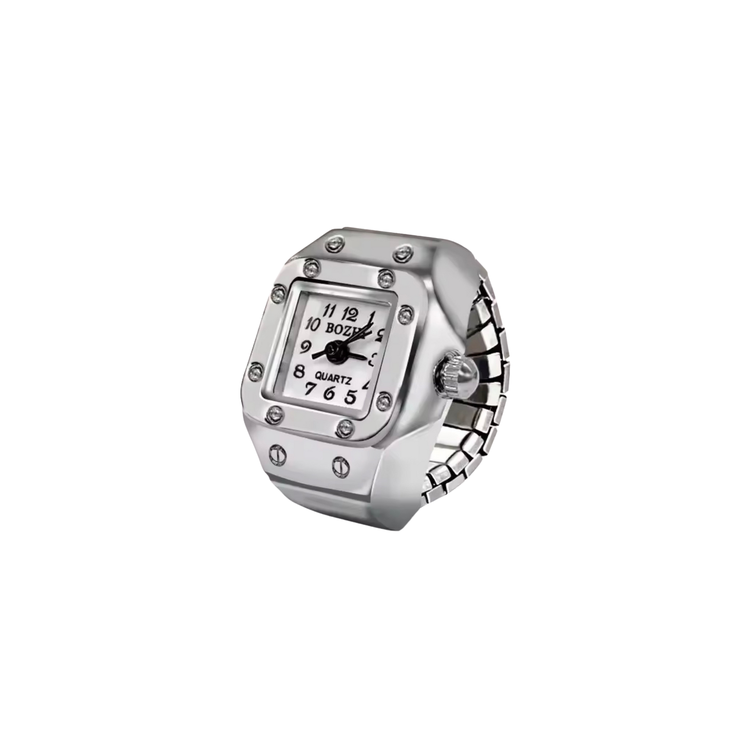 レトロウォッチリング - ゴールド/シルバー