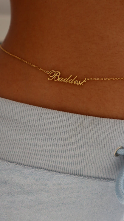 “Baddest” Belly Chain-Gold