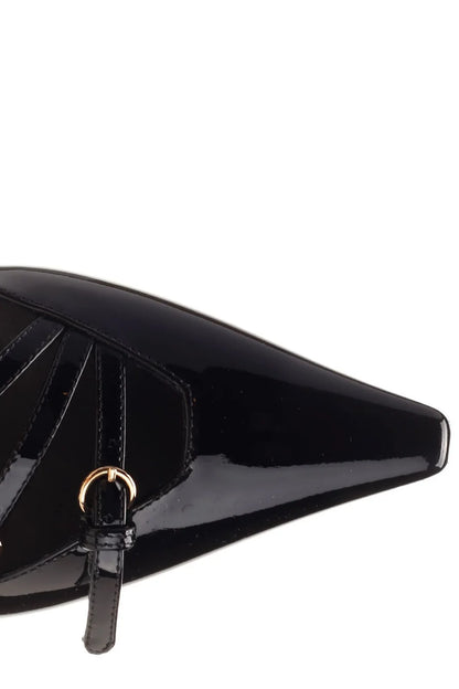 Black Patent Leather Slingback (Size 39)