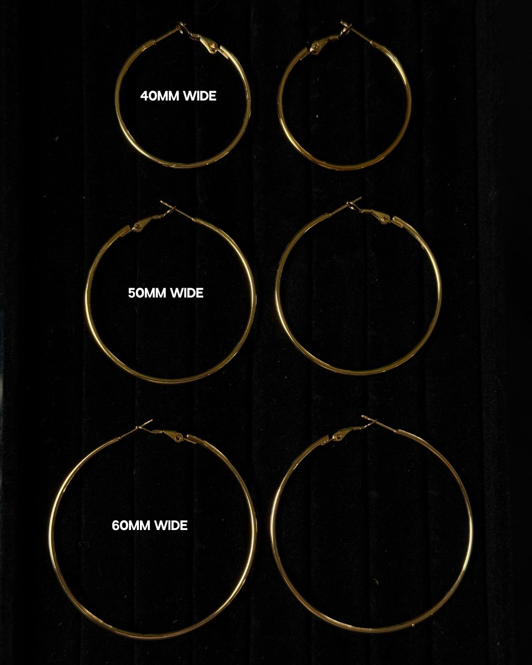 Essential Baddie Hoops - Gold