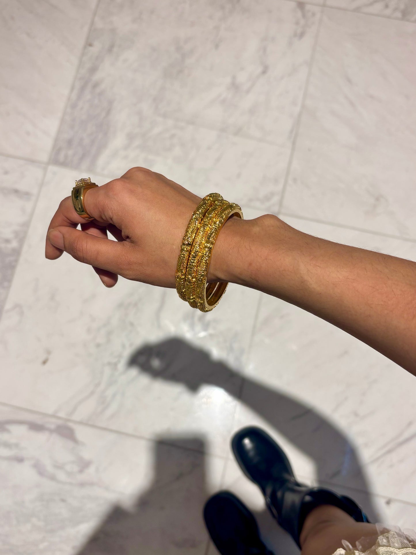 Dubai Bangle - 24K Gold Plated