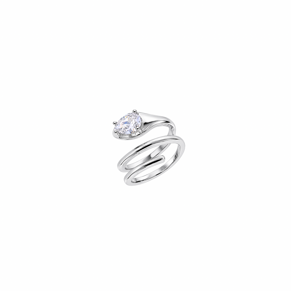 Bague de montre émeraude - Or/Argent