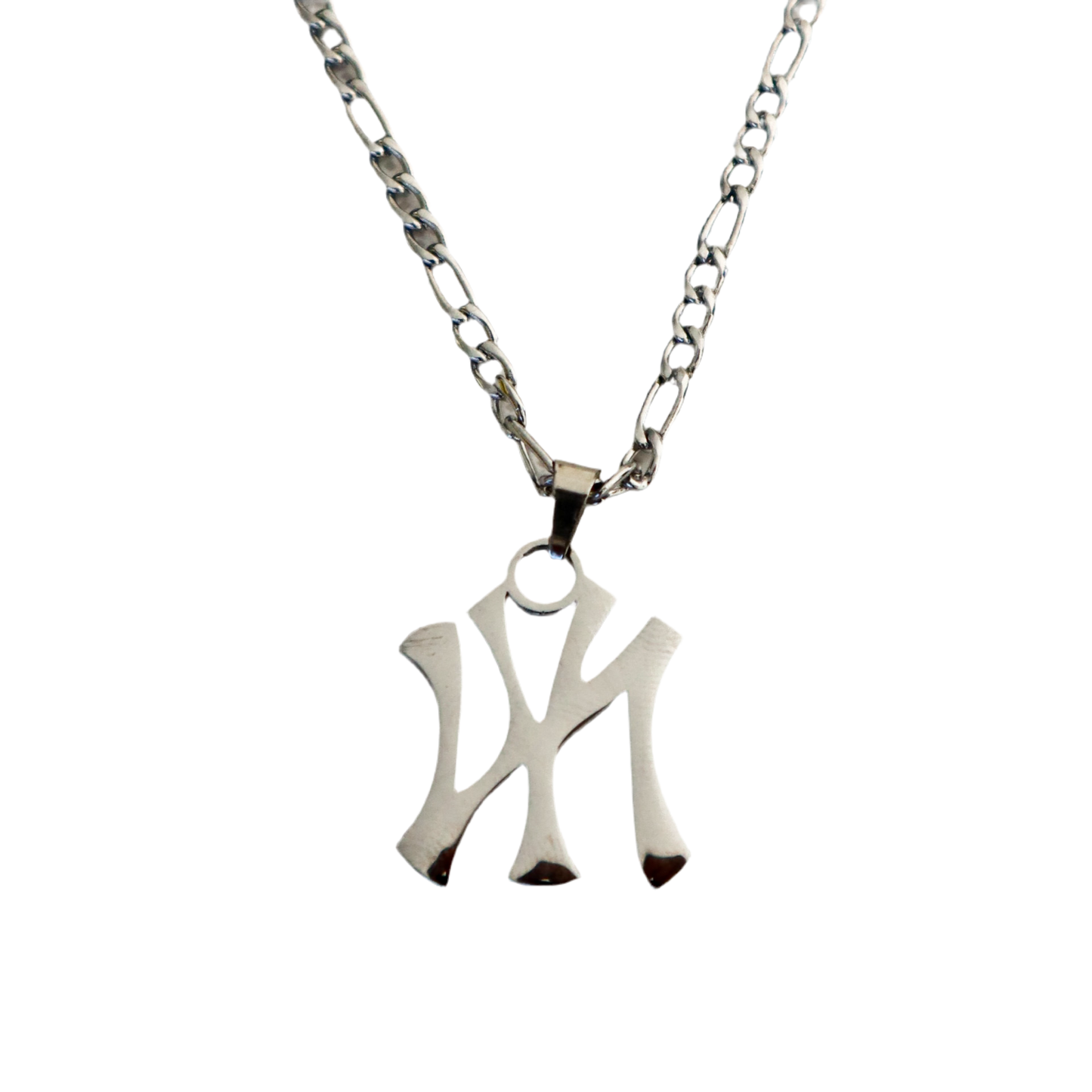 NY Yankee Necklace - Silver