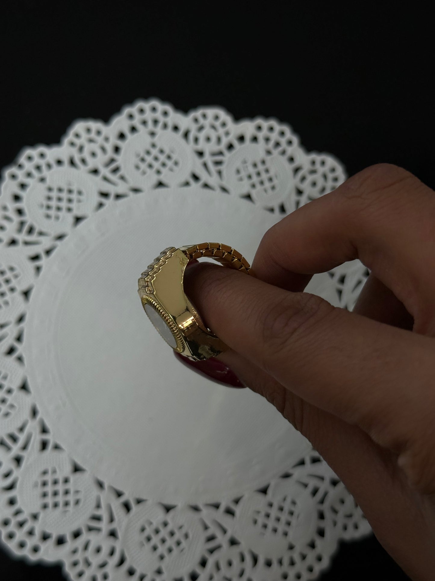 SS38 Watch Ring Set *Minor Scratches*