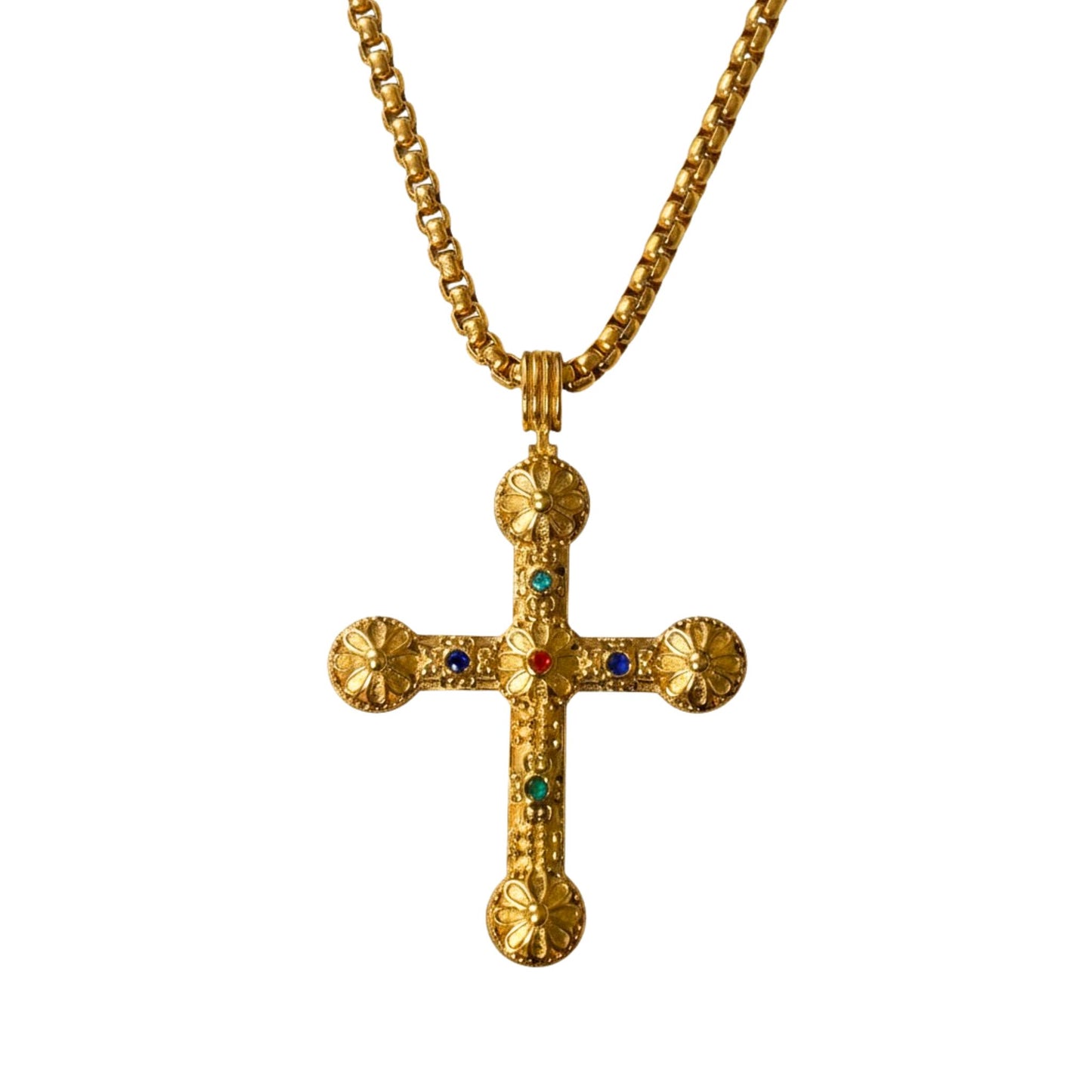 “Take Up Space” Cross Necklace