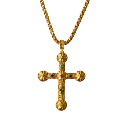 “Take Up Space” Cross Necklace