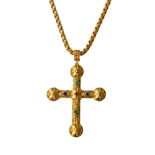 “Take Up Space” Cross Necklace