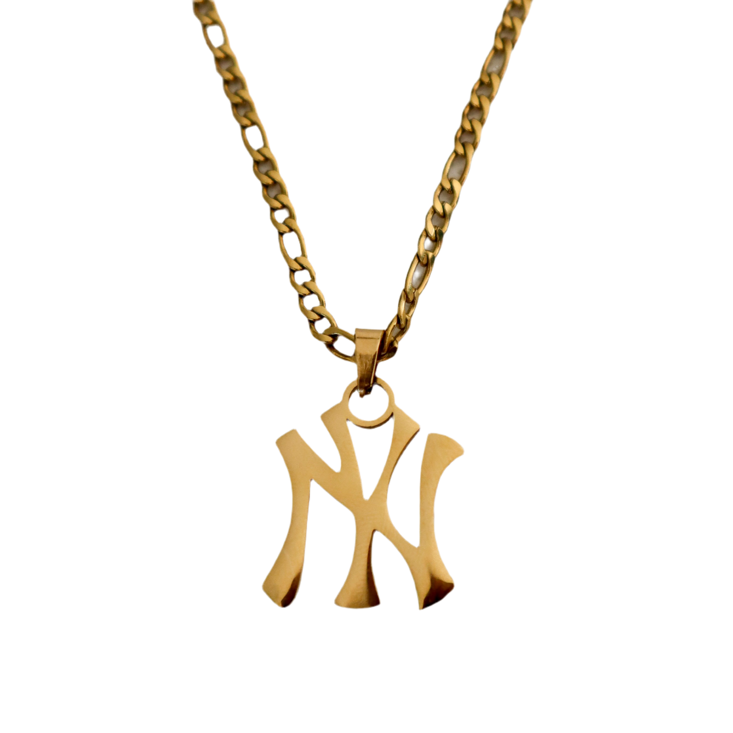 NY Yankee Necklace - Gold