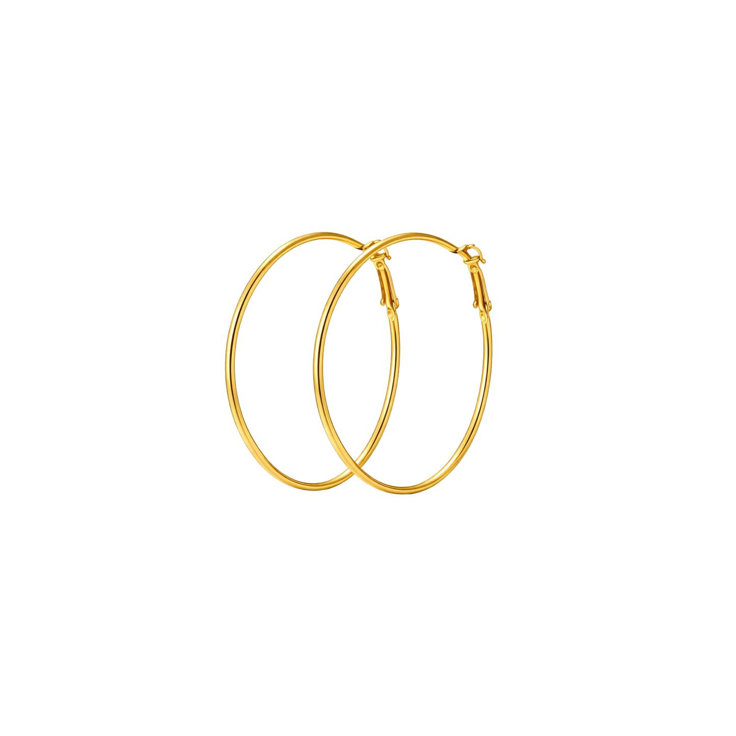 Essential Baddie Hoops - Gold