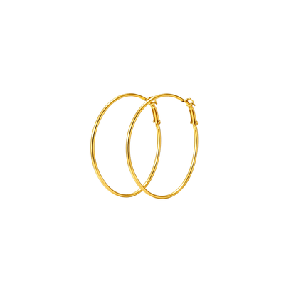 Essential Baddie Hoops - Gold