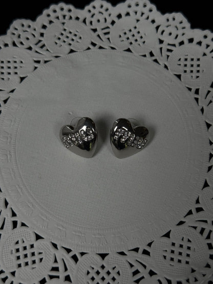 SS25 Miu Miu Dupe Heart Earrings
