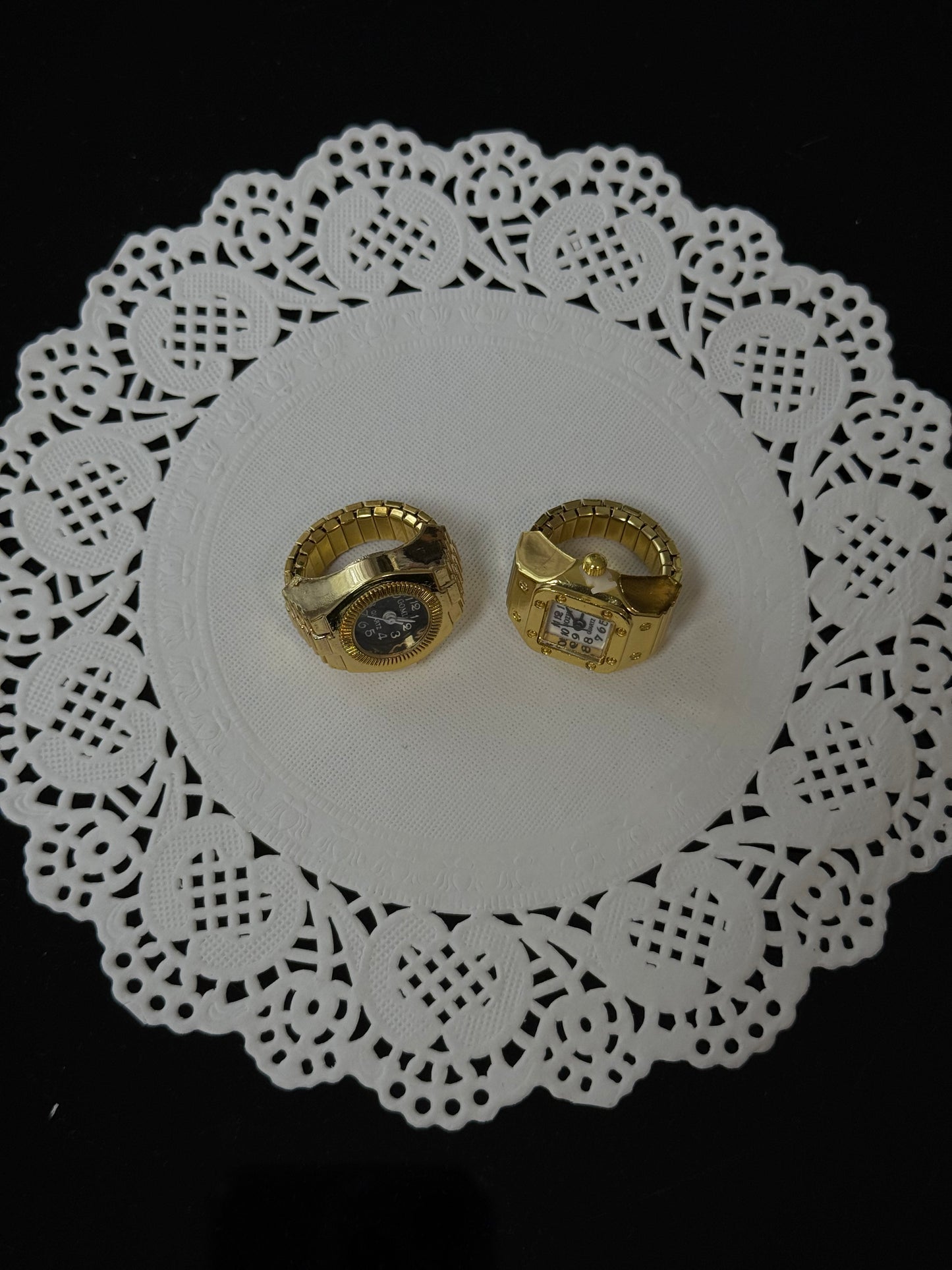 SS38 Watch Ring Set *Minor Scratches*