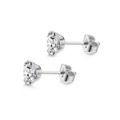 Iced Out Studs - Silver