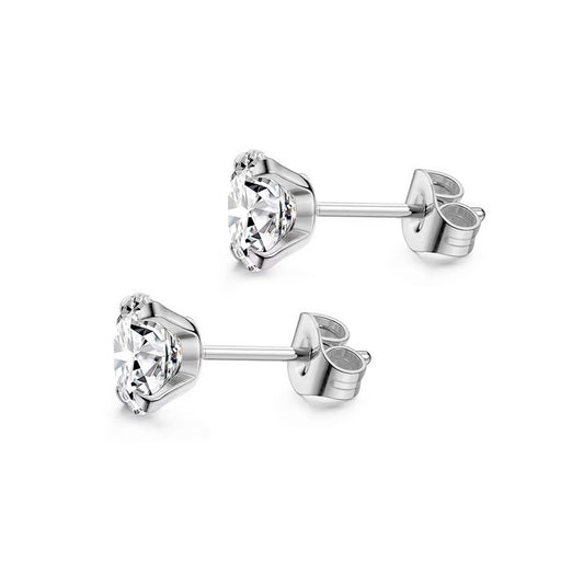 Iced Out Studs - Silver