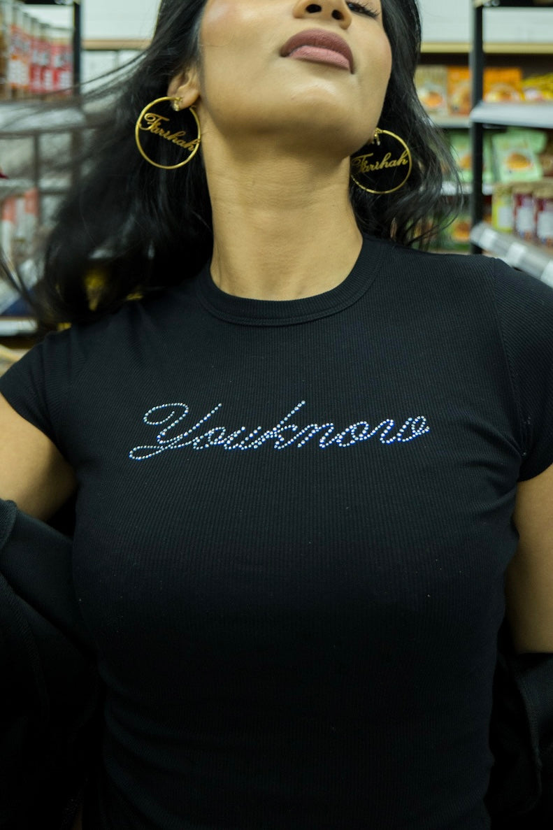 Custom Nameplate Hoops - Gold/Silver