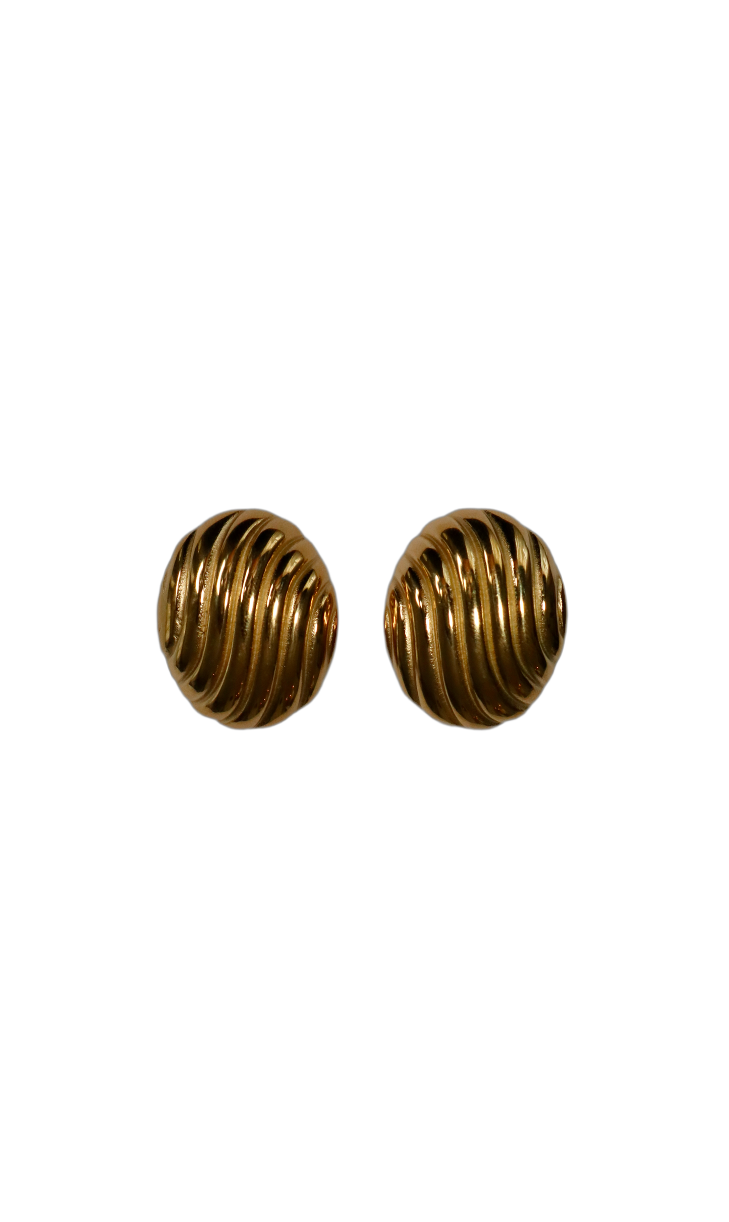 Sculpt Earring - Gold