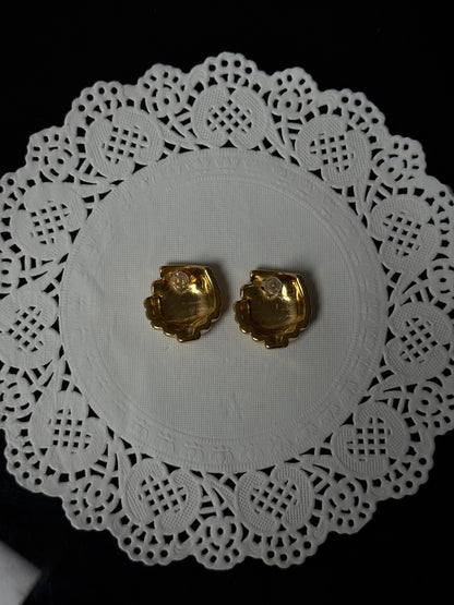 SS04 Gold Statement Earring *WATERPROOF & TARNISH-PROOF*
