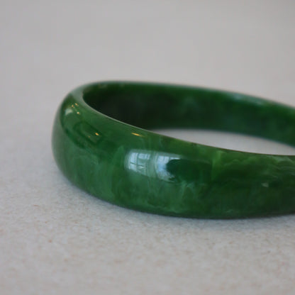 Thin Jelly Bangle - Green