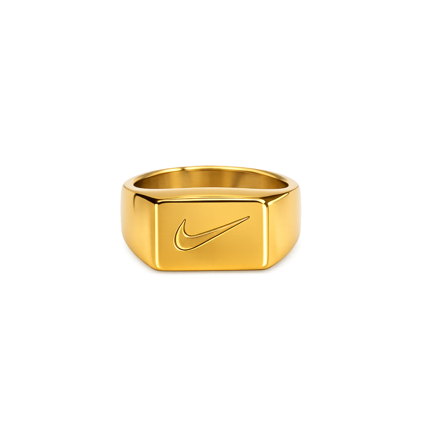 “Just did It” Brick Ring - 18K Gold Plated