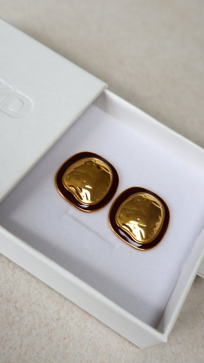 Halo Earrings - Gold