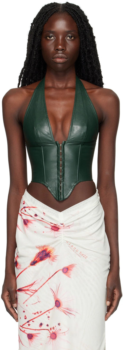 Mara Corset- Forest Green (S)