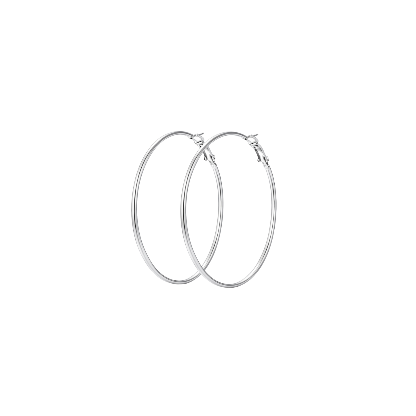 Essential Baddie Hoops - Silver