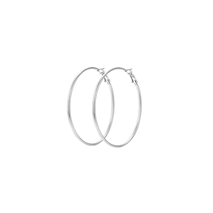 Essential Baddie Hoops - Silver