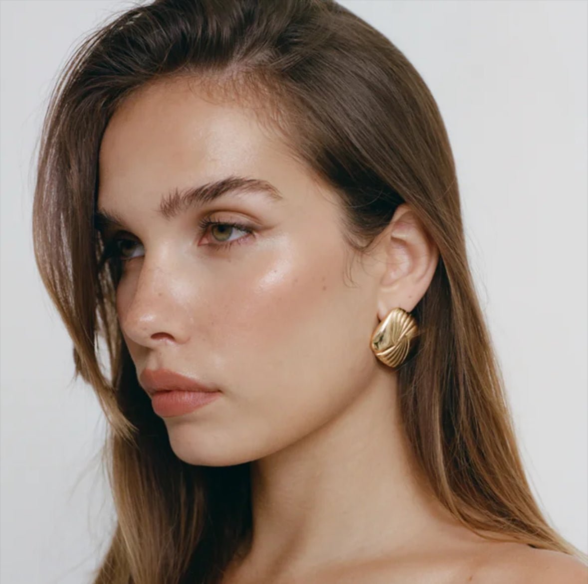 Nonna Earrings-Gold