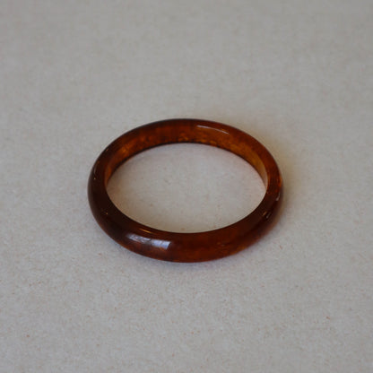 Thin Jelly Bangle - Brown