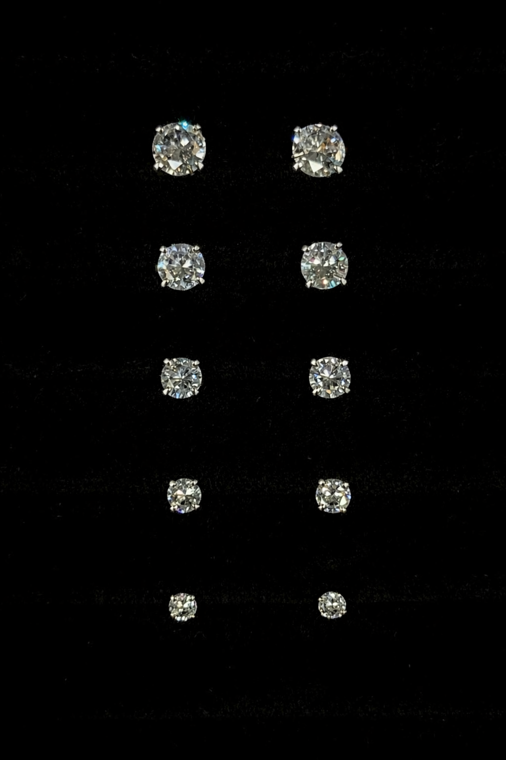 Iced Out Studs - Silver