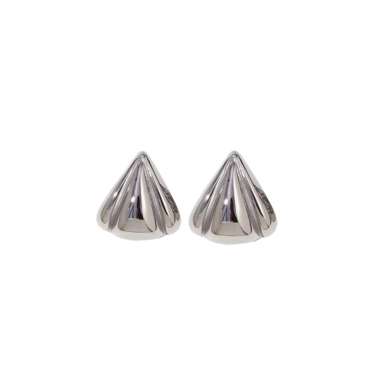 Pecan Earrings - Silver