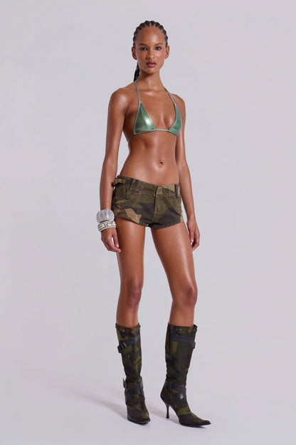 Trooper Camo Mini Shorts (W25)