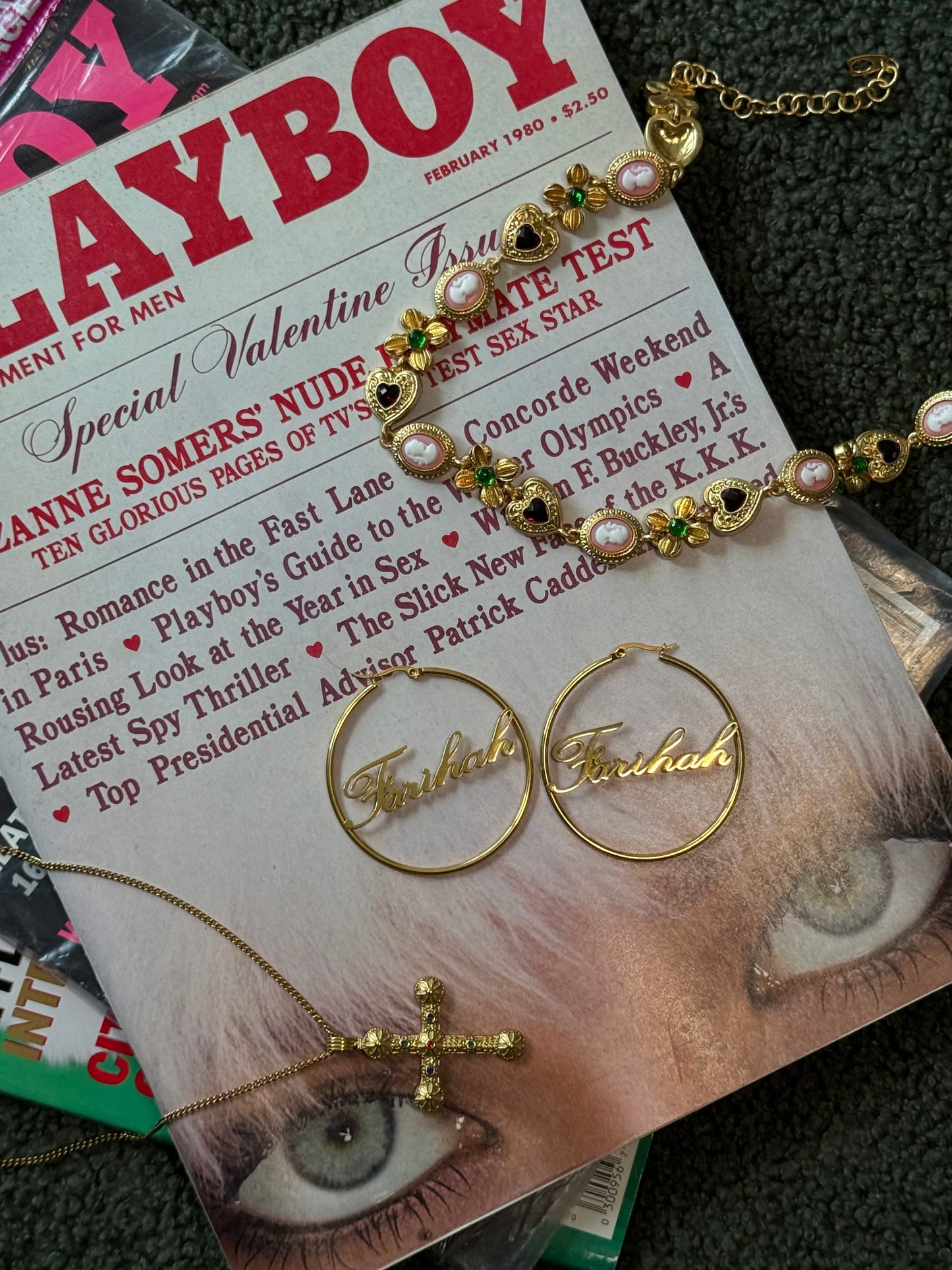 “Take Up Space” Cross Necklace