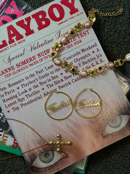 “Take Up Space” Cross Necklace