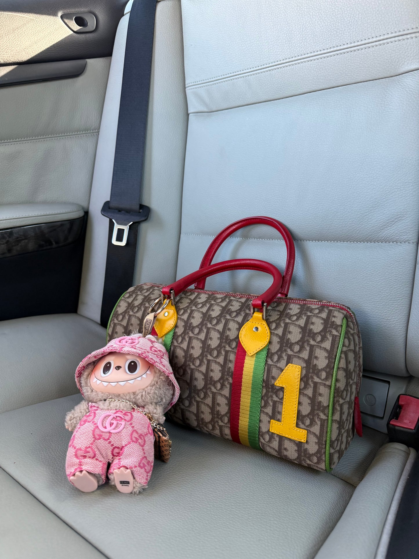 Pink GG Labubu Outfit