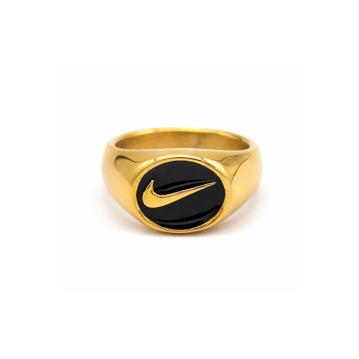 “Just Did It” Signet Ring - 18K Gold Plated