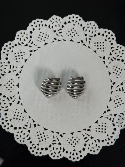 SS13 Statement Silver Earring *WATERPROOF & TARNISH-PROOF*