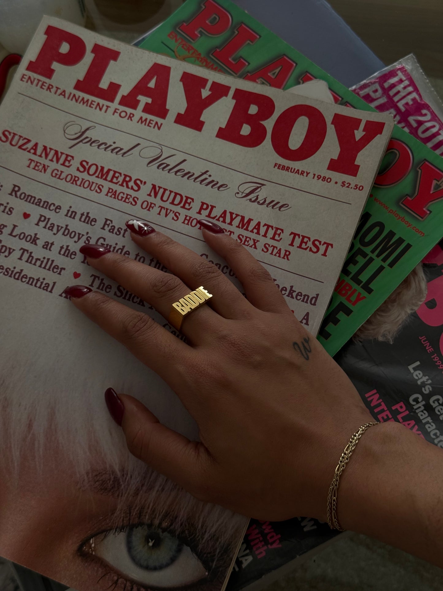 Nameplate Ring - Gold/Silver