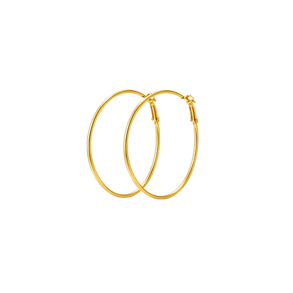 Essential Baddie Hoops - Gold