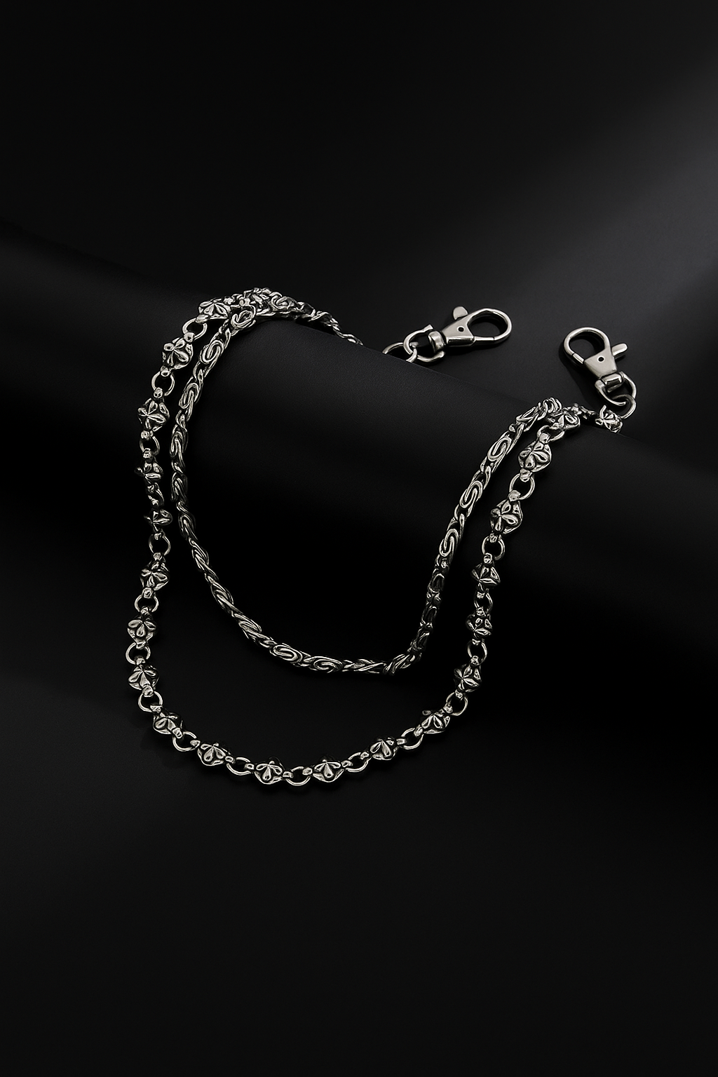 Chrome Wallet Chain (Belt Accessory)