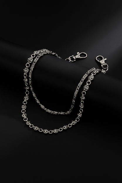 Chrome Wallet Chain (Belt Accessory)