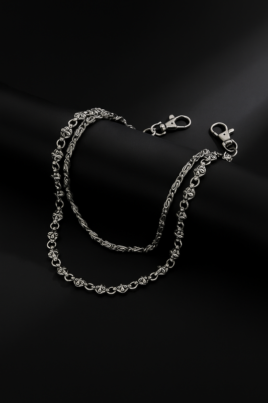 Chrome Wallet Chain (Belt Accessory)